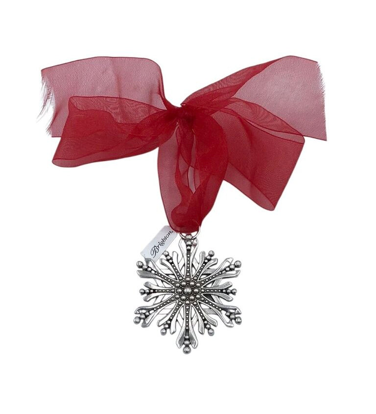 BRIGHTON SNOWFLAKE ORNAMENT JEWELRY SILVER