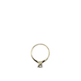 14K DIAMOND CLASSIC SOLITAIRE RING LUXE JEWELRY GOLD