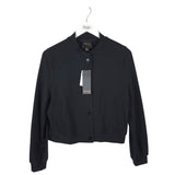 TRUTH BY REPUBLIC NWT$78 BOMBER STYLE CARDIGAN BLACK MEDIUM