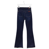7 FOR ALL MANKIND FLARE LEG DESIGNER JEANS NAVY 25