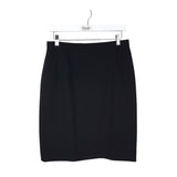 ESCADA 100% WOOL PENCIL DESIGNER SKIRT BLACK 8