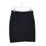 ESCADA 100% WOOL PENCIL DESIGNER SKIRT BLACK 8