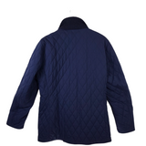 LORO PIANA RET$6,700 WOOL QUILTED MEN COAT NAVY MEDIUM