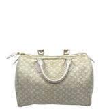 LOUIS VUITTON MINI LIN SPEEDY 30 LUXE HANDBAG TAUPE 11.5”x9”x5.5”