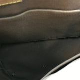 LOUIS VUITTON PALERMO PM LUXE HANDBAG BROWN 13.5”x11”x6”