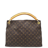LOUIS VUITTON ARTSY MM LUXE HANDBAG BROWN 15.5”x12”x9”