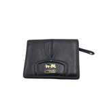 COACH SMALL CARDHOLDER WALLET BLACK 4.5”x3.5x0