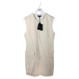 RAG & BONE NWT$728 TWEED SLEEVELESS DESIGNER DRESS CREAM 6