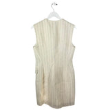 RAG & BONE NWT$728 TWEED SLEEVELESS DESIGNER DRESS CREAM 6