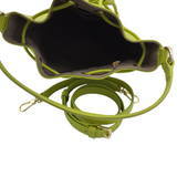 FURLA MINI DRAWSTRING HANDBAG LIME 20” 26” 10.5”