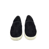 VINCE SLIP ON VELVET SHOES BLACK 9