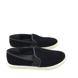 VINCE SLIP ON VELVET SHOES BLACK 9