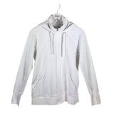 ATHLETA HOODIE ZIP ACTIVEWEAR WHITE LARGE