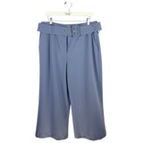 GIANNI BINI NWT$119 CROP WIDE LEG PANT BLUE 12