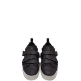 VALENTINO LEATHER SNEAKER LUXE SHOES BLACK WHITE 7