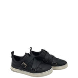 VALENTINO LEATHER SNEAKER LUXE SHOES BLACK WHITE 7