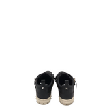 VALENTINO LEATHER SNEAKER LUXE SHOES BLACK WHITE 7
