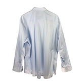 JOHNSTON & MURPHY PRINT LONG SLEEVE MEN SHIRT SKY WHITE XXL