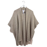 CHICO'S JEWELED CARDIGAN BEIGE L/XL