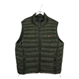 POLO RALPH LAUREN ZIP PUFFER MEN VEST OLIVE XXL
