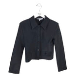 2PC JACKET/PANT DESIGNER OUTFIT BLACK XSMALL