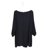 LAFAYETTE 148 RET$695 LONG SLEEVE DESIGNER DRESS BLACK XLARGE