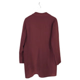 LAFAYETTE 148 NWT$1398 DOUBLE BREASTED DESIGNER BLAZER MAROON XLARGE