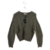 RAG & BONE NWT LONG SLEEVE DESIGNER SWEATER TAUPE MEDIUM