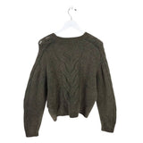 RAG & BONE NWT LONG SLEEVE DESIGNER SWEATER TAUPE MEDIUM