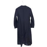 HARRIS WHARF LONDON BELTED LONGLINE DESIGNER COAT BLACK 40