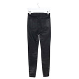 RAG & BONE NWT$225 COATED PULL ON DESIGNER PANT BLACK SMALL
