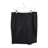 ESCADA PENCIL STUDS DESIGNER SKIRT BLACK 38