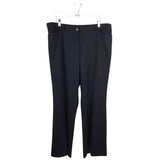 CHANEL WOOL WIDE LEG LUXE PANT BLACK 14