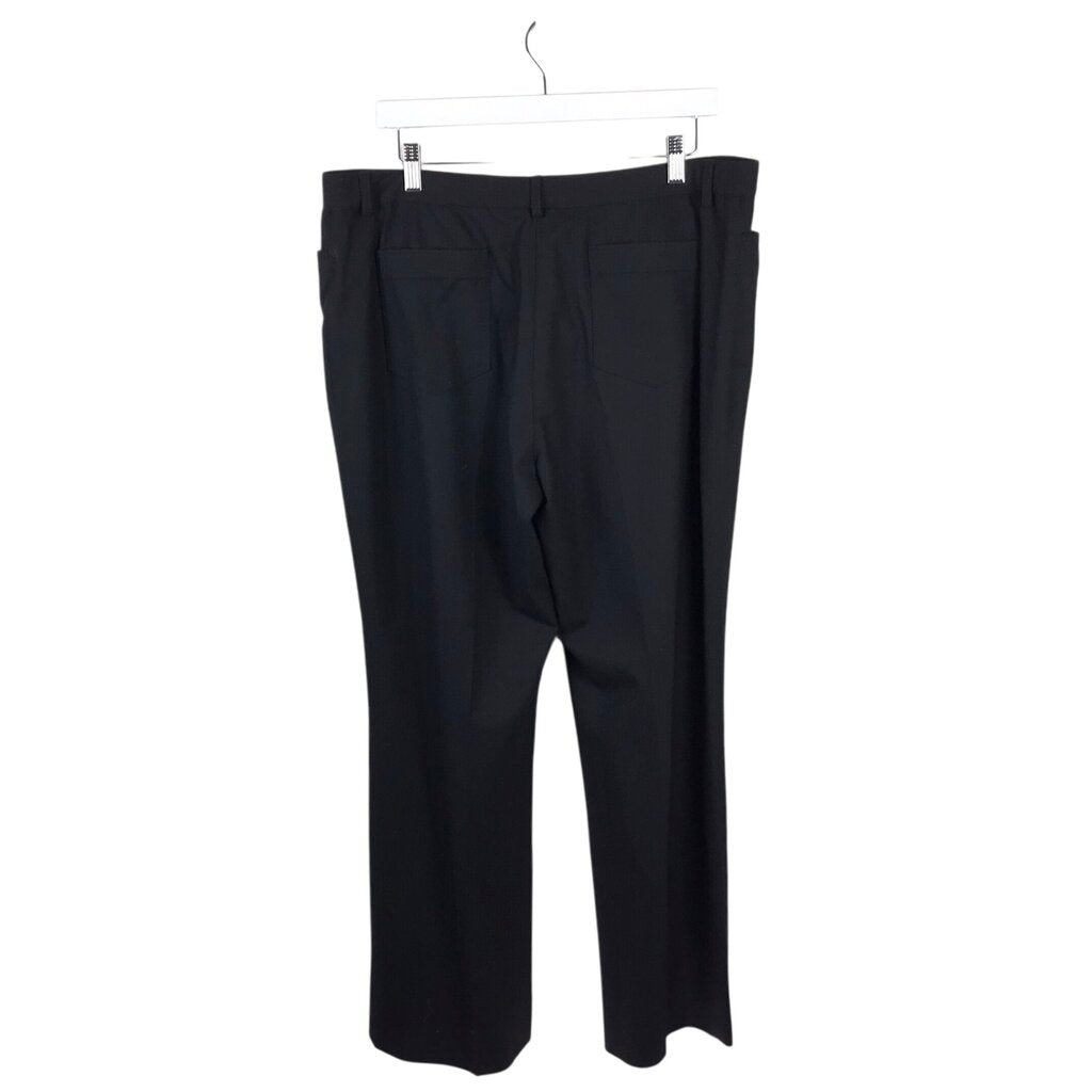 CHANEL WOOL WIDE LEG LUXE PANT BLACK 14