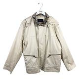 BURBERRY LONDON NOVA CHECK WINDBREAKER MEN JACKET KHAKI XL