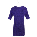 ALICE + OLIVIA NWT SEQUIN SHORT SLEEVE DESIGNER DRESS PURPLE 4