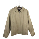 THEORY NWT$495 ZIP LONG SLEEVE MEN JACKET KHAKI LARGE