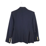 VERONICA BEARD DOUBLE BREASTED DESIGNER BLAZER NAVY 12