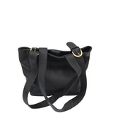 COACH LEATHER SHOULDER HANDBAG BLACK 13”x7”x2”
