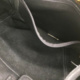 COACH LEATHER SHOULDER HANDBAG BLACK 13”x7”x2”