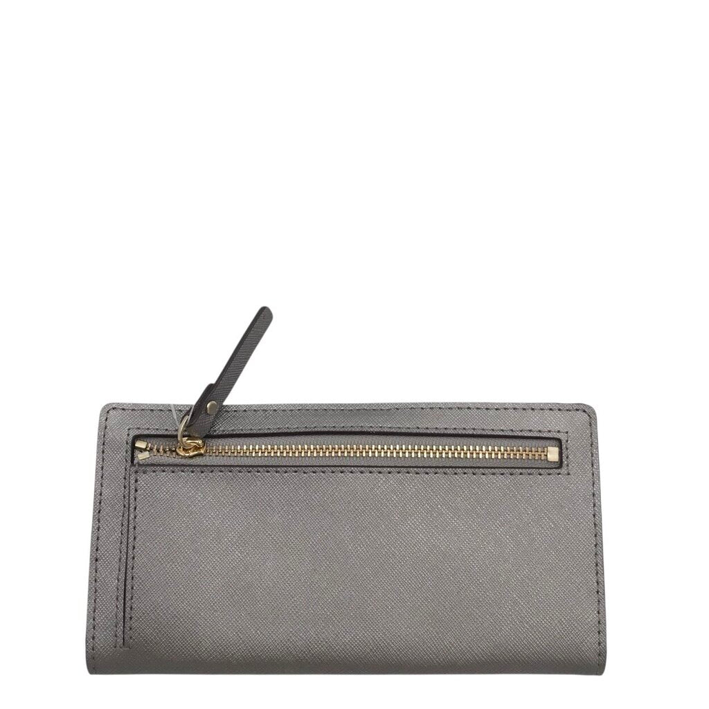 KATE SPADE RET$110 SLIM WALLET GRAY 6.5”x3.5x1”