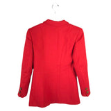 VALENTINO MISS V VINTAGE WOOL BLAZER LUXE BLAZER RED 4