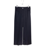 THEORY WIDE LEG DESIGNER PANT NAVY 4