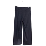 THEORY WIDE LEG DESIGNER PANT NAVY 4