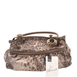 FENDI VINTAGE ZUCCA CHEF TOTE LUXE HANDBAG GREY/TAUPE 17”x12”x5”