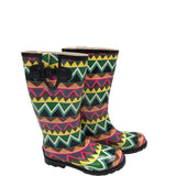 CORKYS RAINBOOTS BOOTS PINK GREEN 7