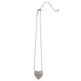 MELINDA MARIA RET$115 WHOLE HEART NECKLACE GOLDTONE