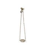 KENDRA SCOTT SLIDER PENDANT BRACELET GOLDTONE WHITE