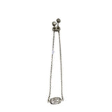 KENDRA SCOTT SLIDER PENDANT BRACELET GOLDTONE WHITE