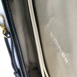 BRAHMIN SNAKE PRINT CROSSBODY HANDBAG BLACK BRONZE 7.5”x5”x3”